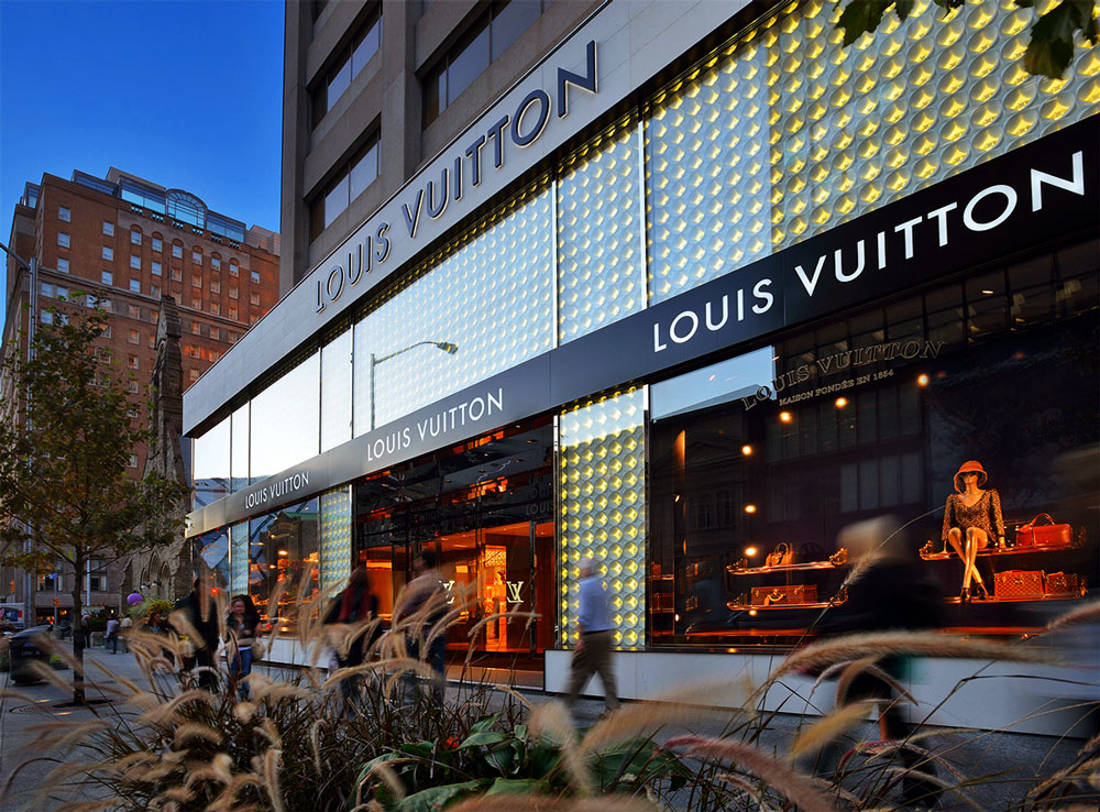 During my trip to Montreal, there was a Louis Vuitton store that